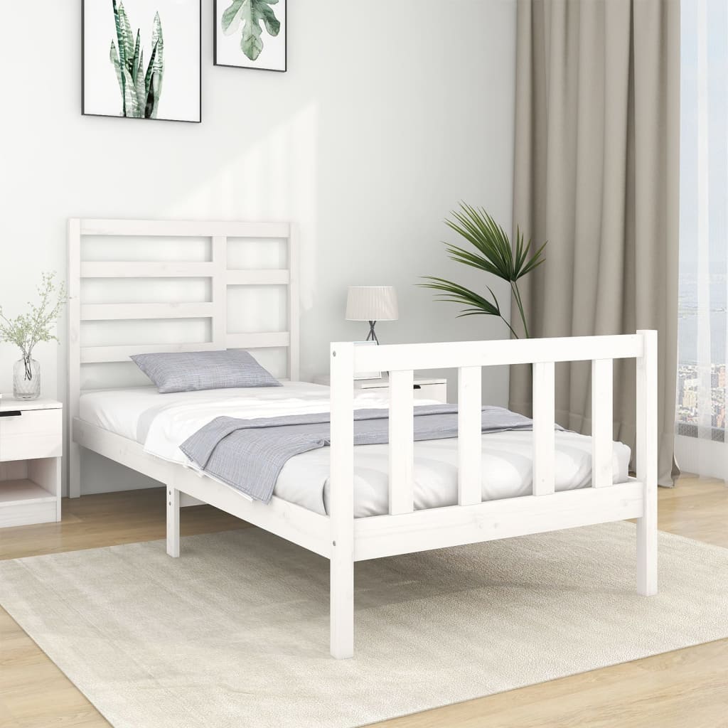 Bed Frame Without Mattress Solid Wood Double