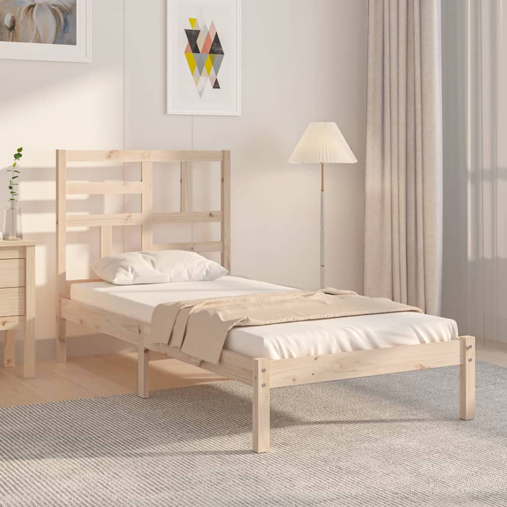 Bed Frame Without Mattress Solid Wood