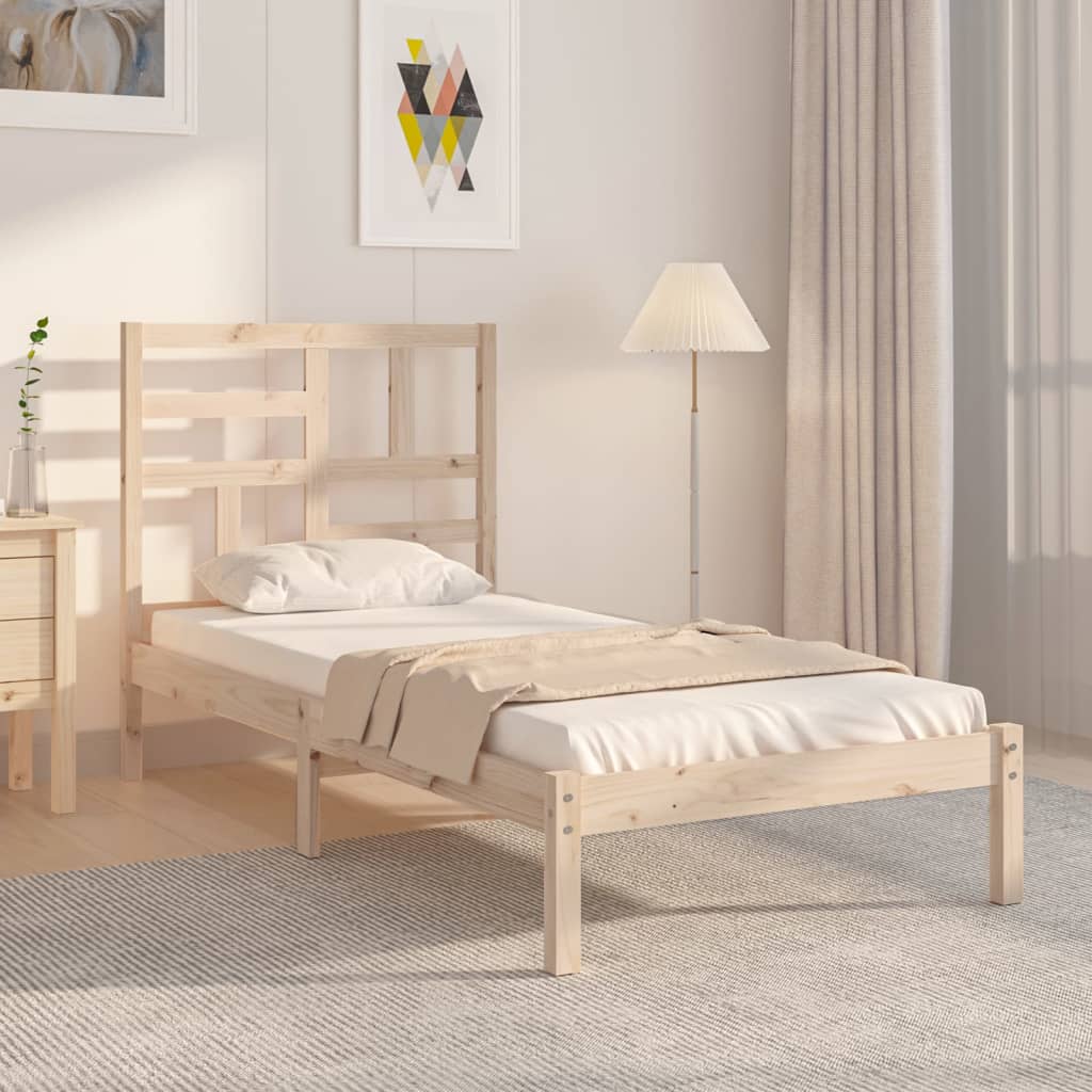 Bed Frame Without Mattress Solid Wood