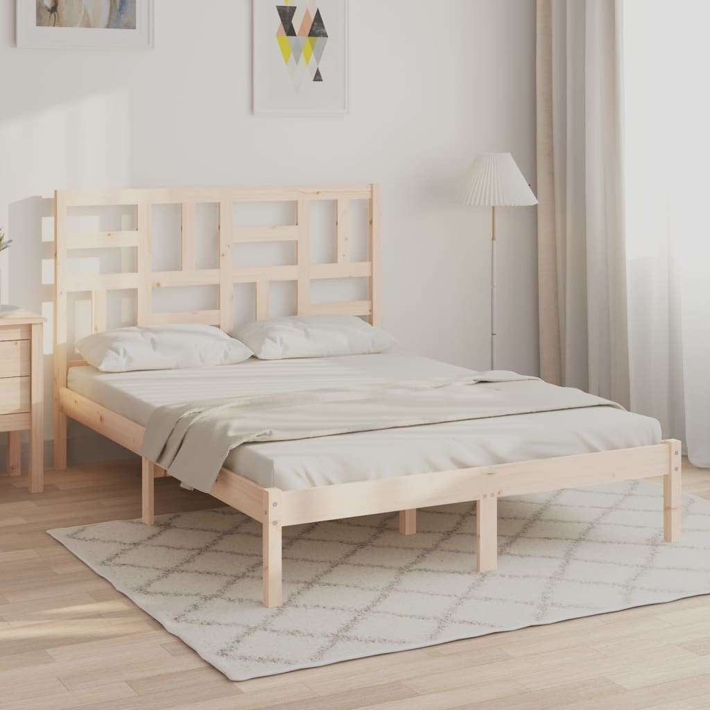 Bed Frame Without Mattress Solid Wood