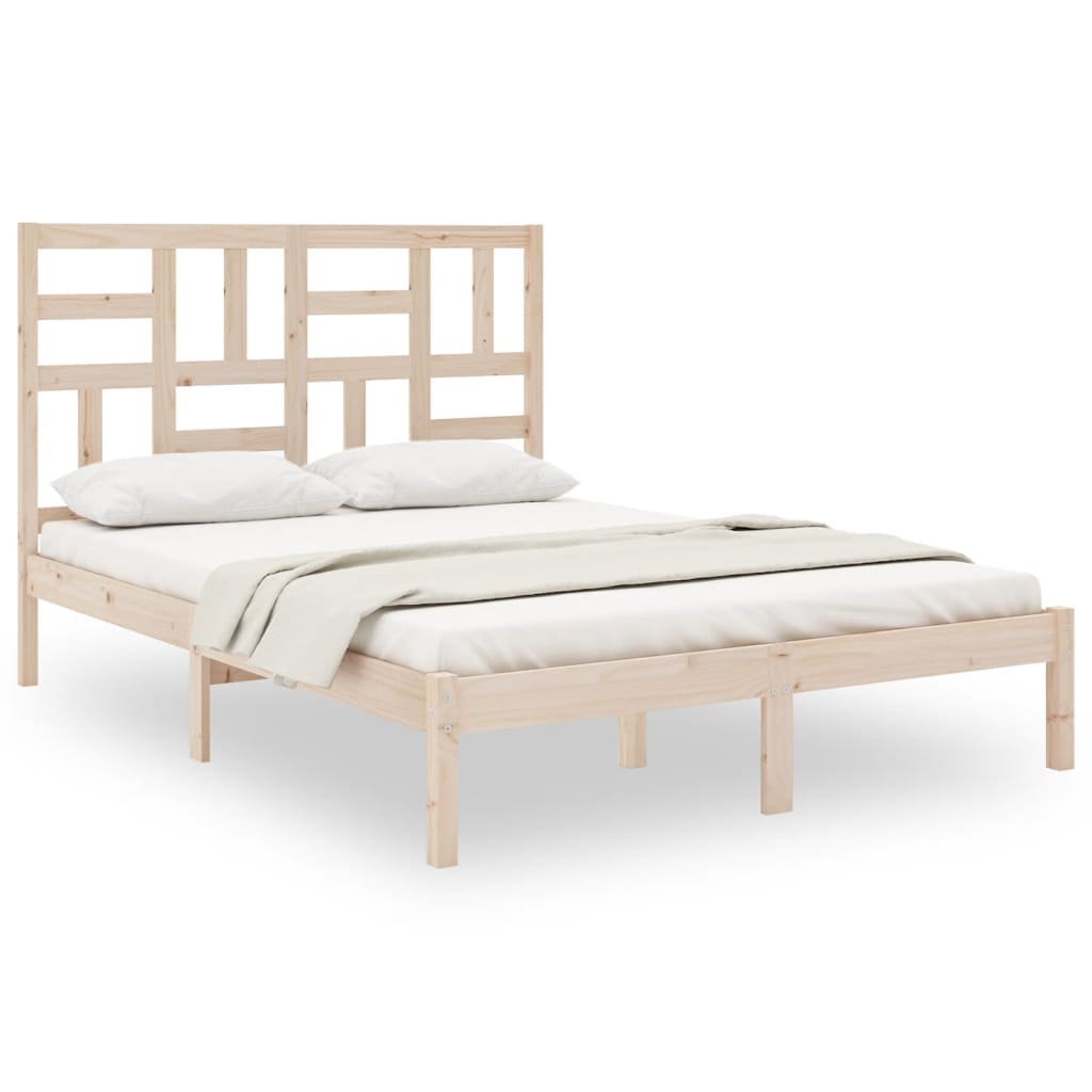 Bed Frame Without Mattress Solid Wood