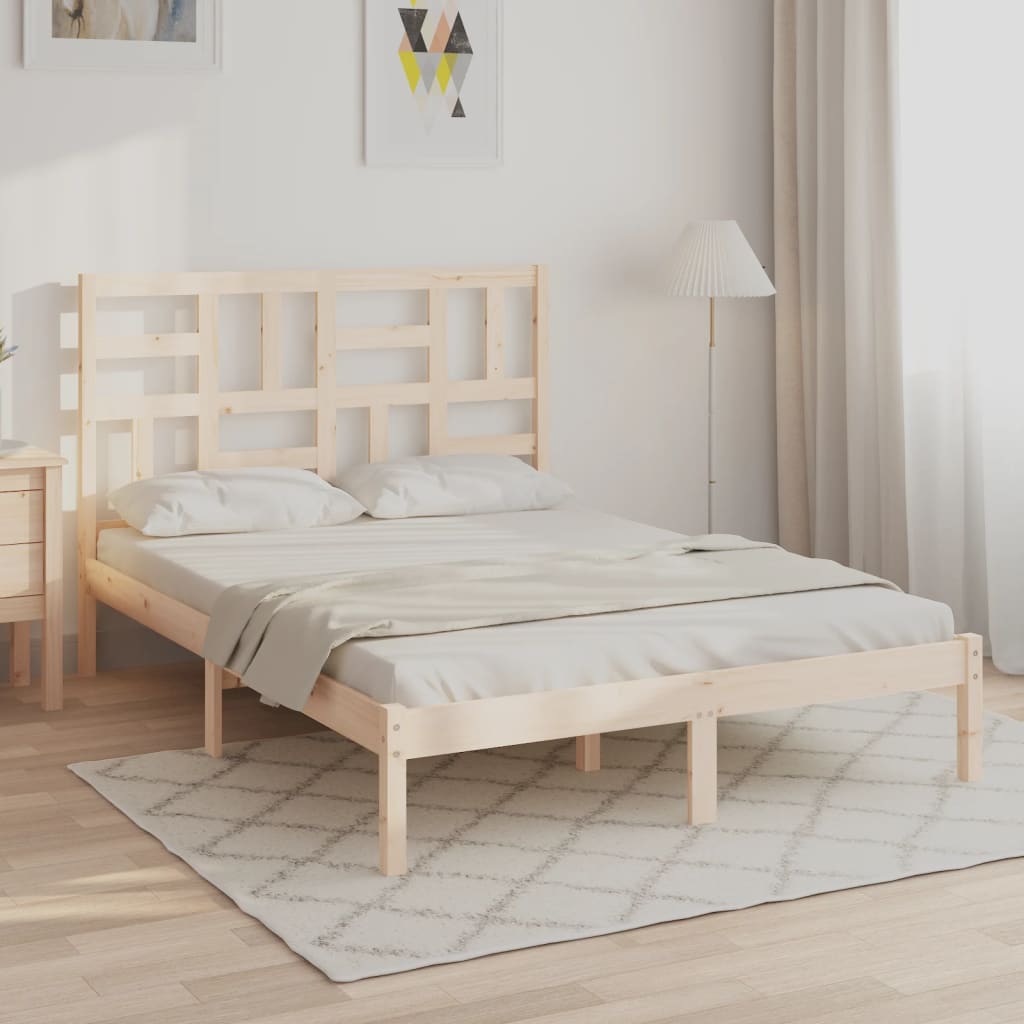 Bed Frame Without Mattress Solid Wood