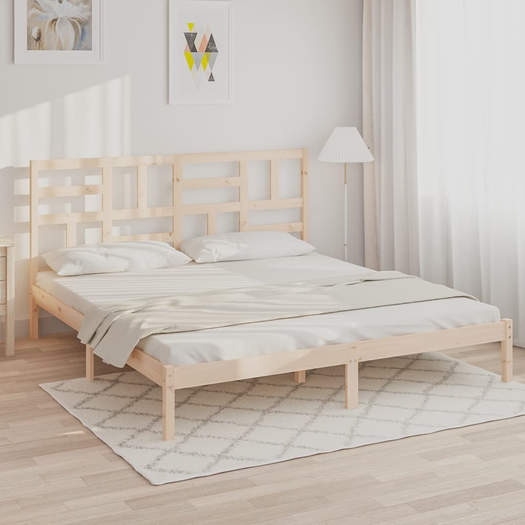 Bed Frame Without Mattress Solid Wood