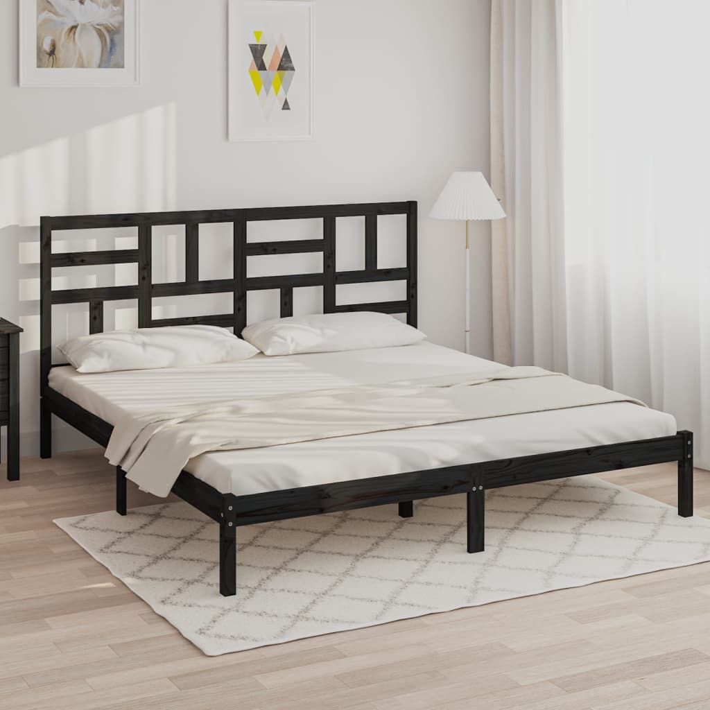 Bed Frame Without Mattress Solid Wood