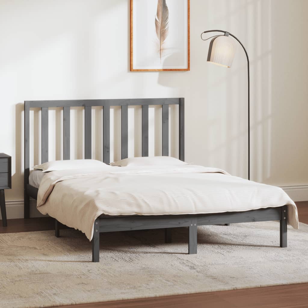 Bed Frame Without Mattress Solid Wood Pine