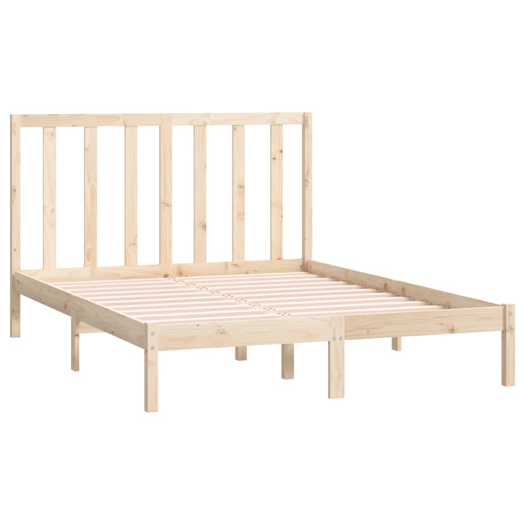 Bed Frame Without Mattress Solid Wood Pine