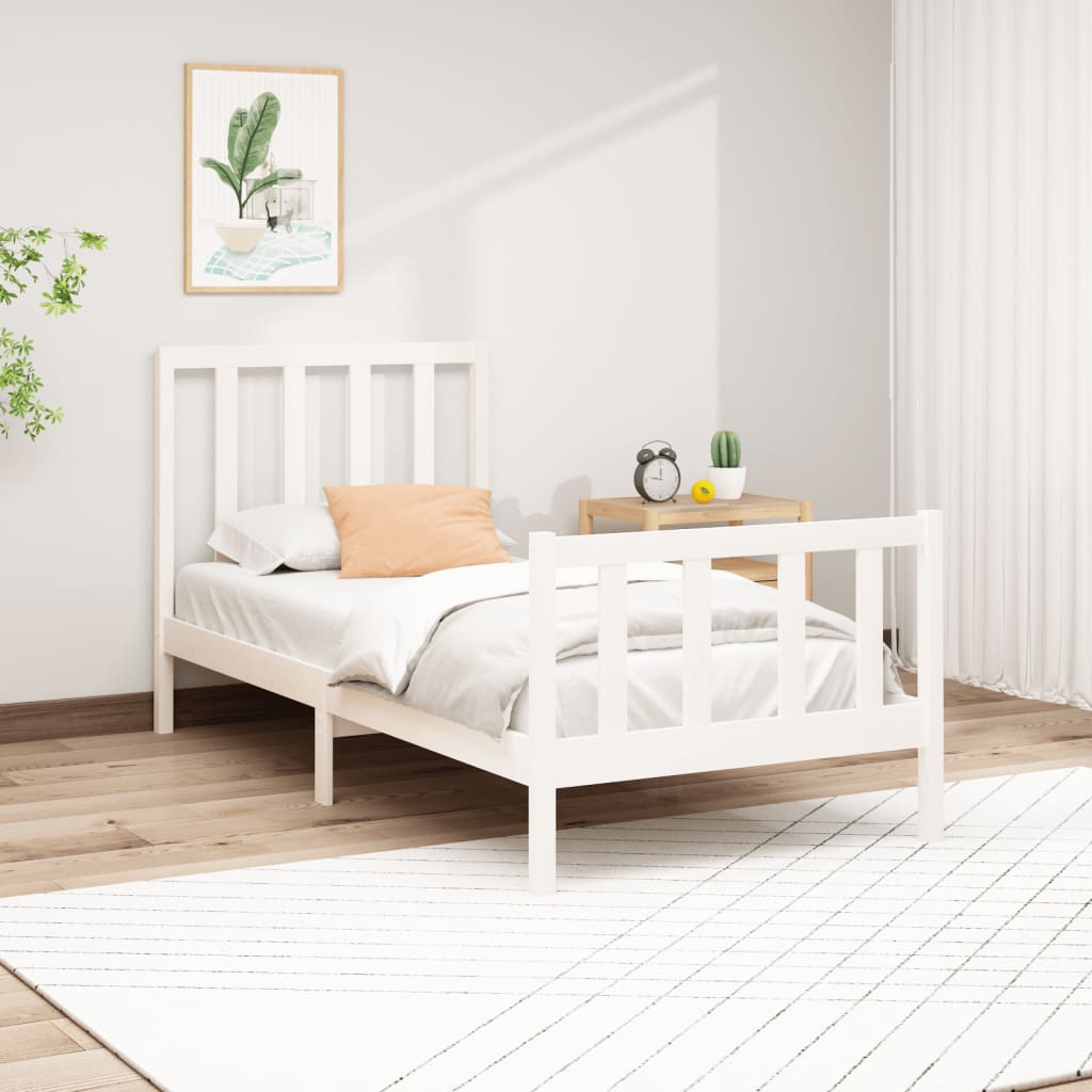 Bed Frame Without Mattress Solid Wood Pine