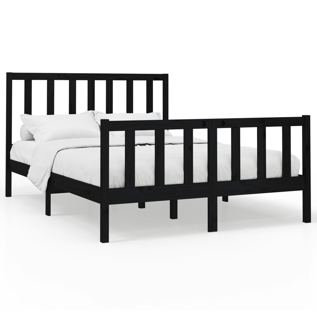 Bed Frame Without Mattress Solid Wood Pine