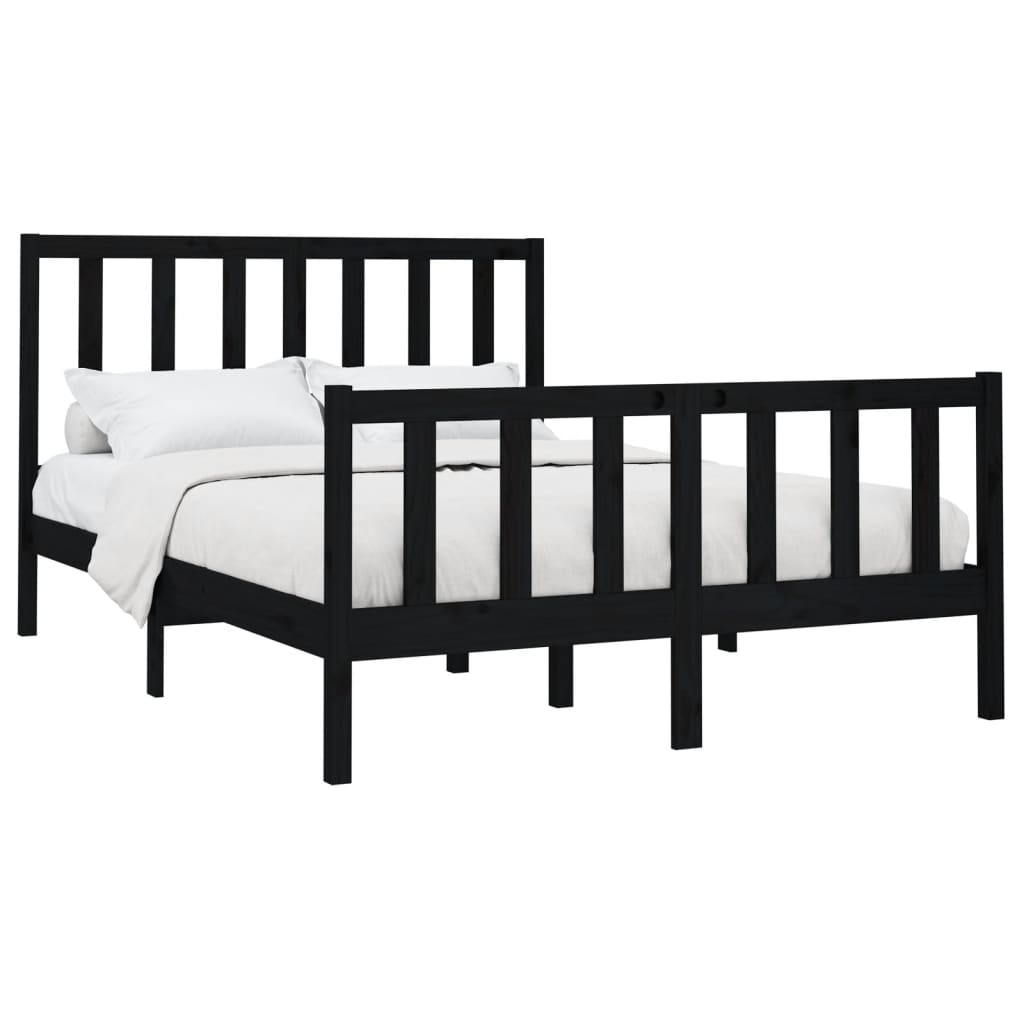 Bed Frame Without Mattress Solid Wood Pine