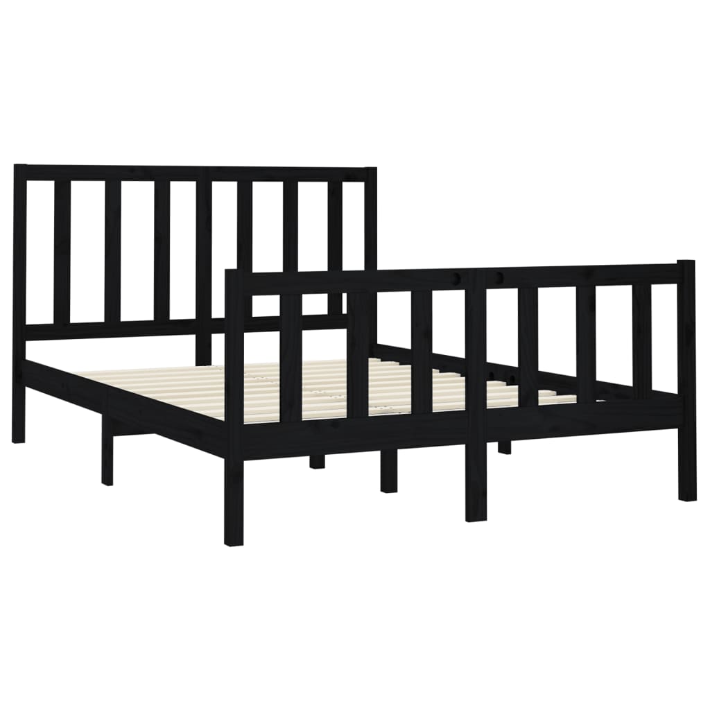 Bed Frame Without Mattress Solid Wood Pine