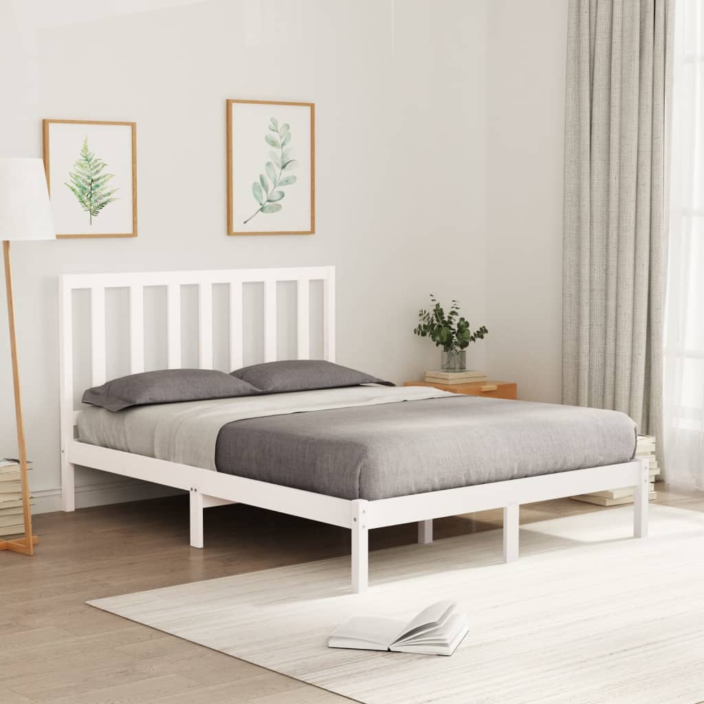 Bed Frame Without Mattress King Size Solid Wood