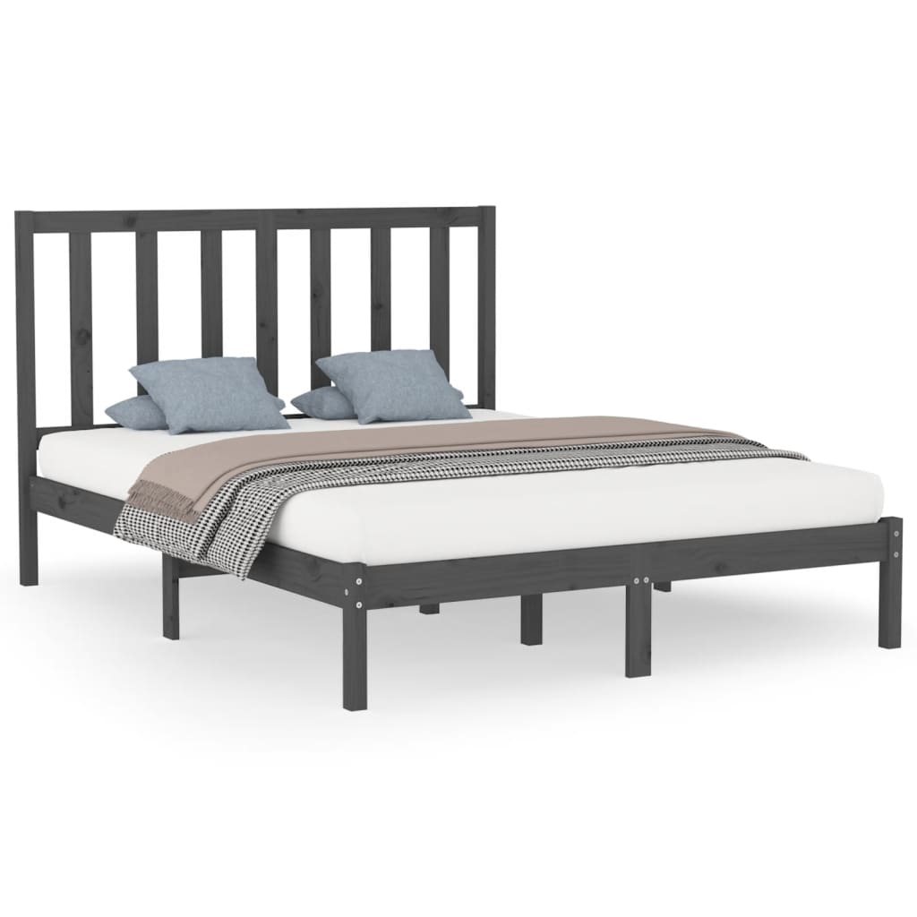 Bed Frame Without Mattress King Size Solid Wood
