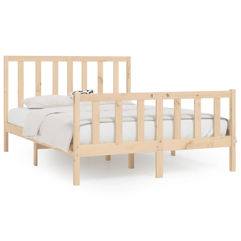 Bed Frame Without Mattress Solid Wood