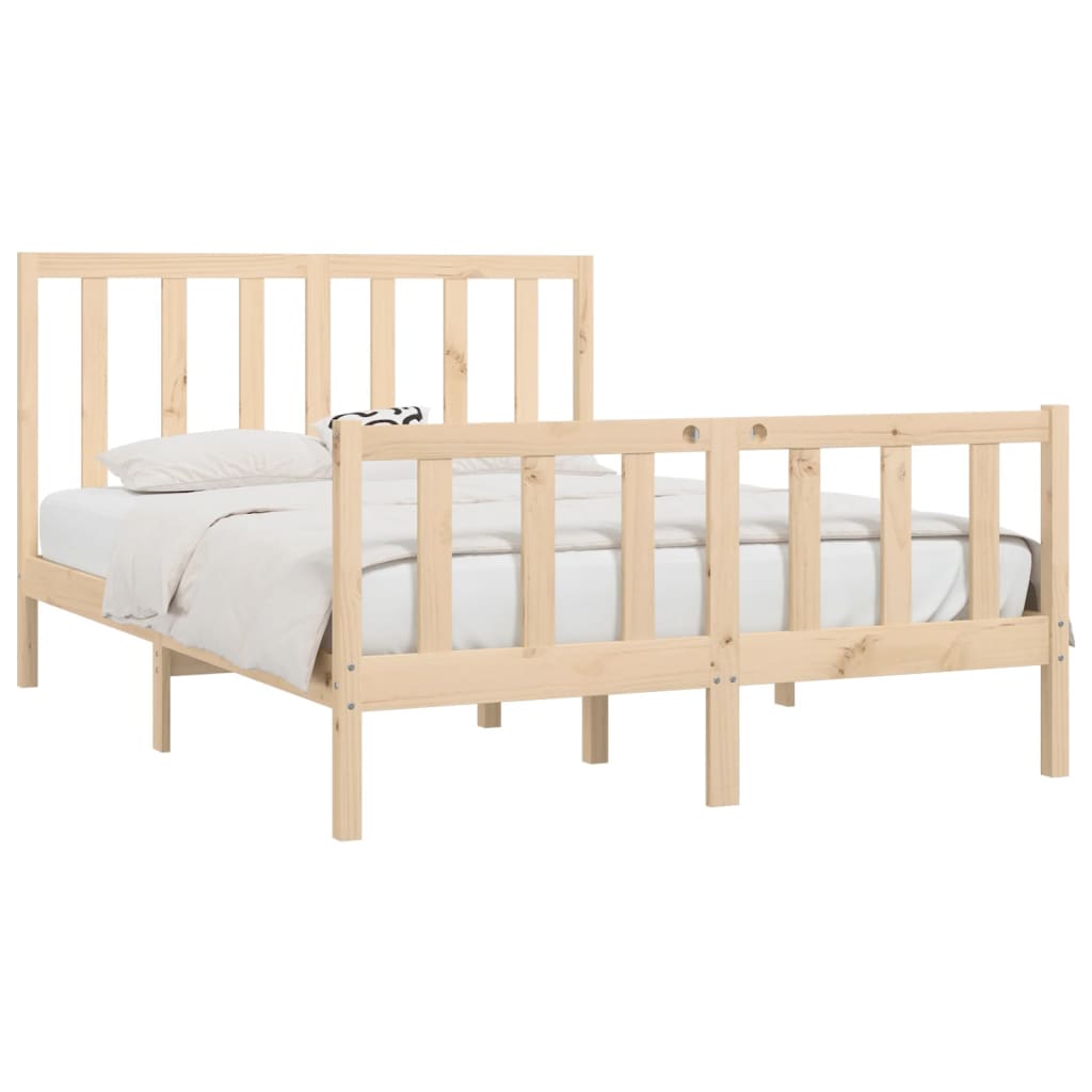 Bed Frame Without Mattress Solid Wood