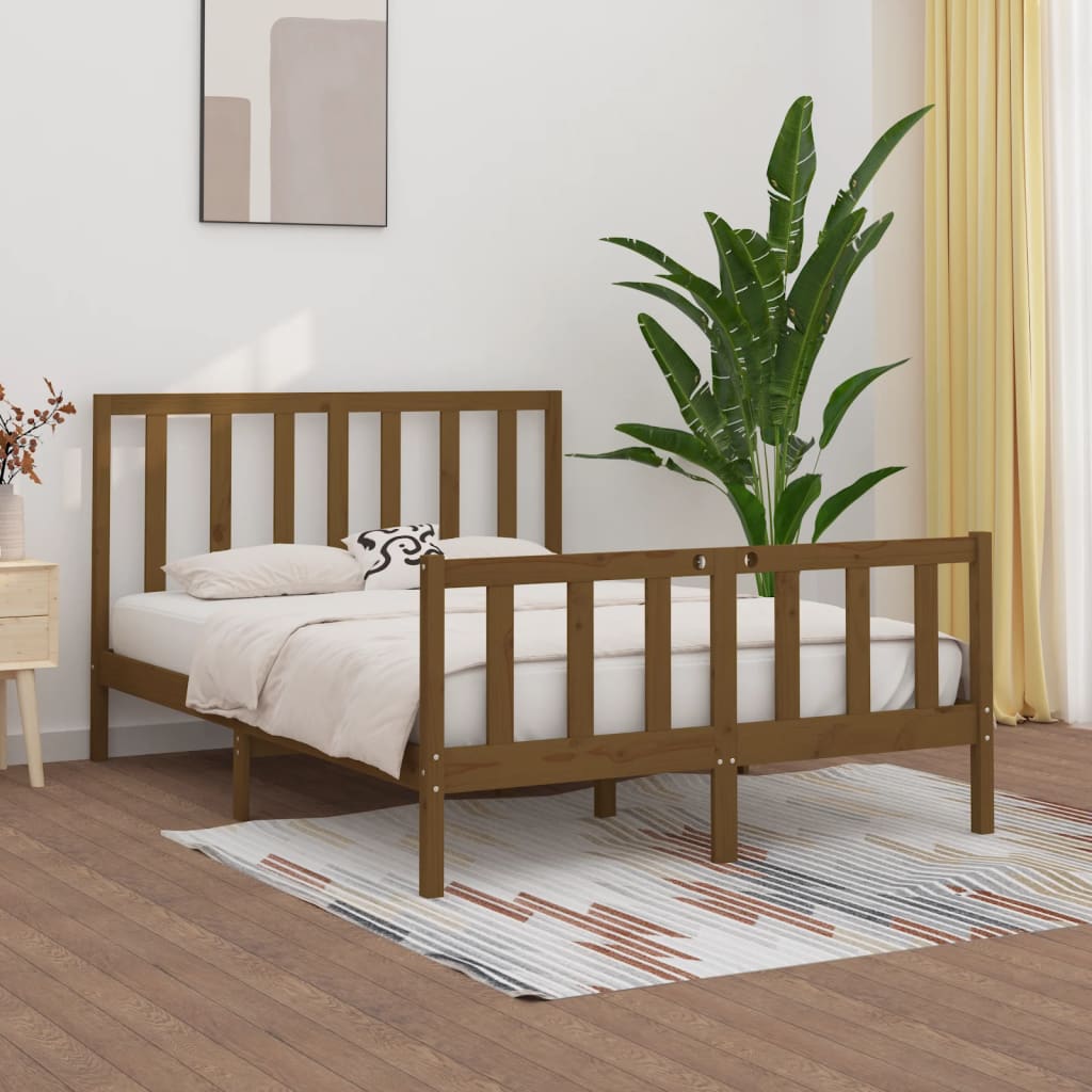 Bed Frame Without Mattress Solid Wood