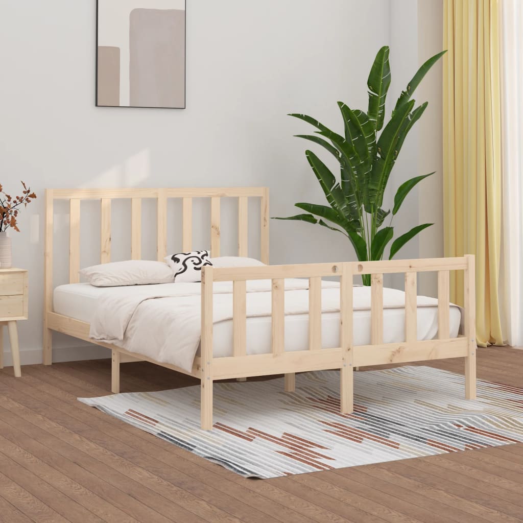 Bed Frame Without Mattress Solid Wood