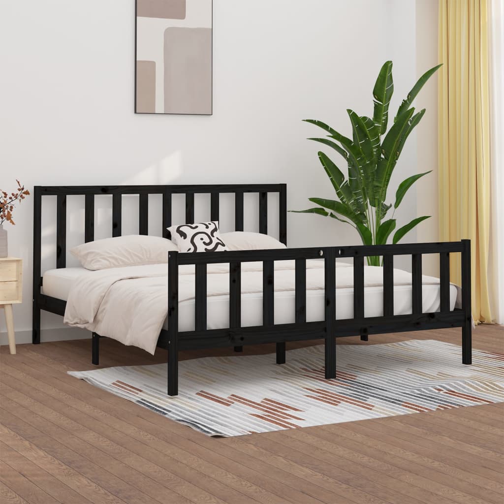 Bed Frame Without Mattress Solid Wood