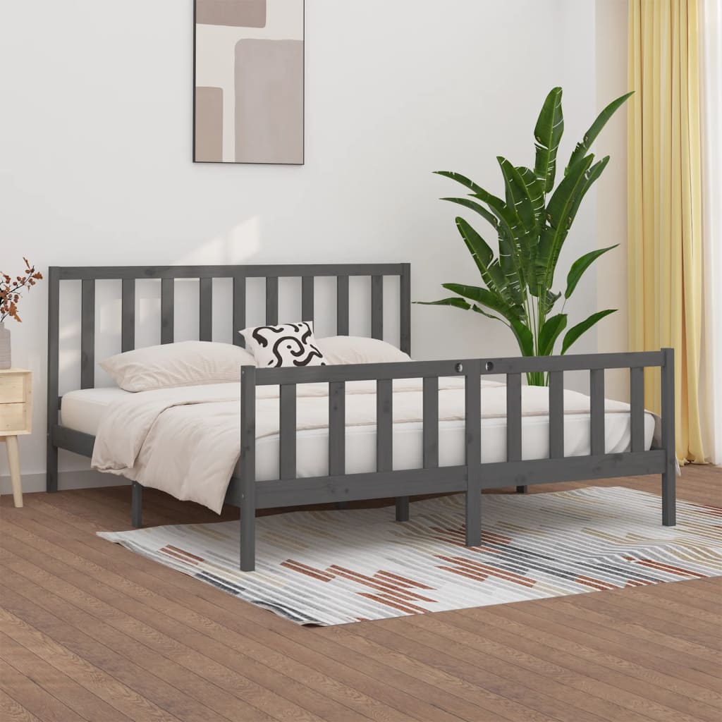 Bed Frame Without Mattress Solid Wood