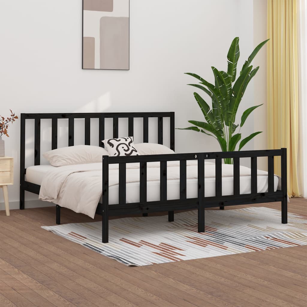 Bed Frame Without Mattress Solid Wood