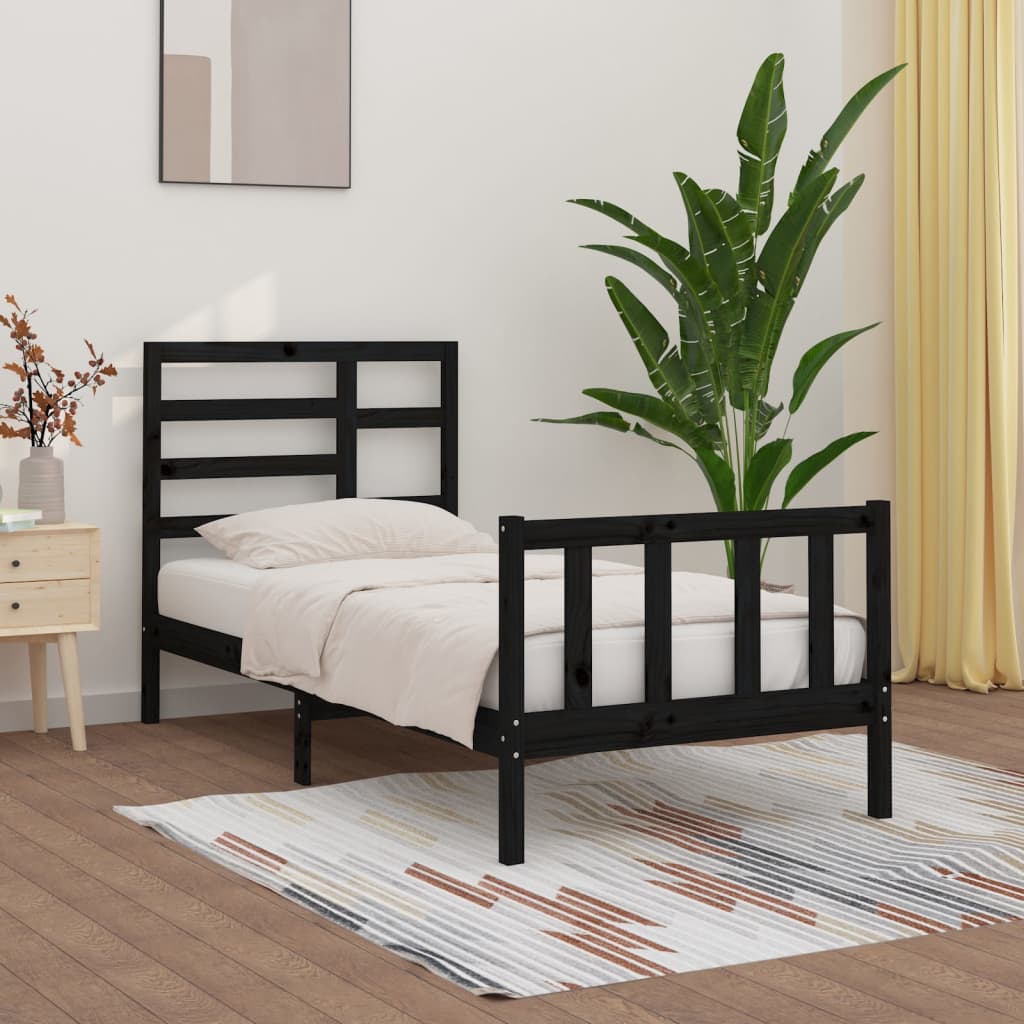 Bed Frame Without Mattress Solid Wood Pine