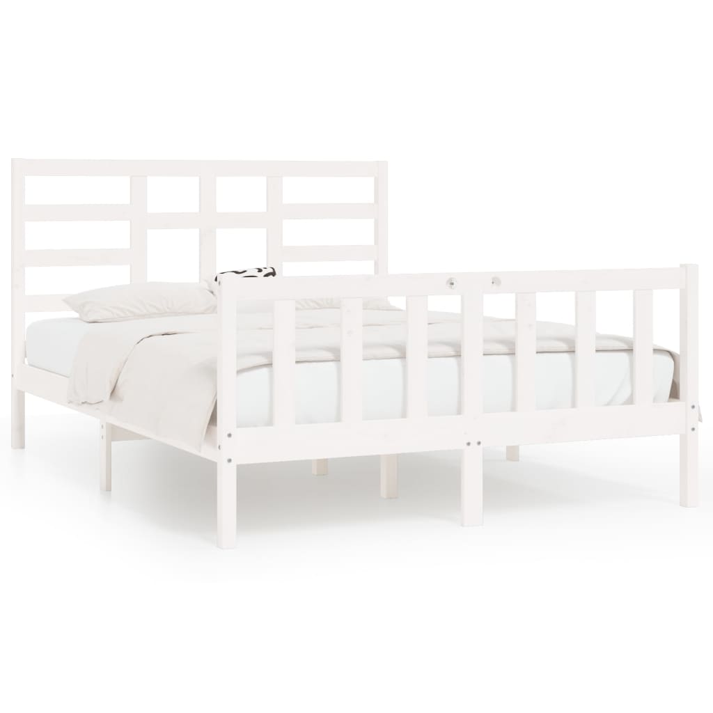Bed Frame Without Mattress Solid Wood Pine