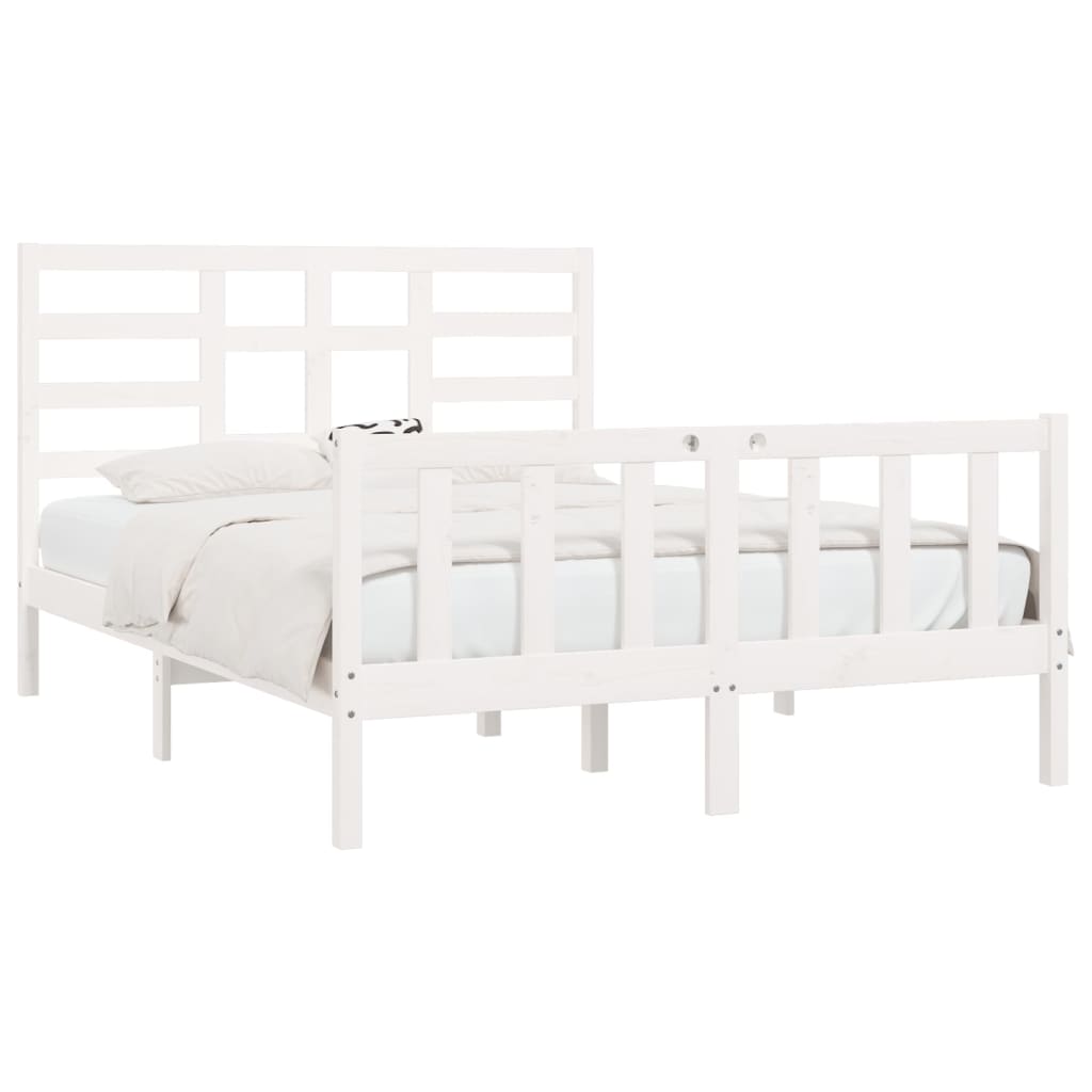 Bed Frame Without Mattress Solid Wood Pine