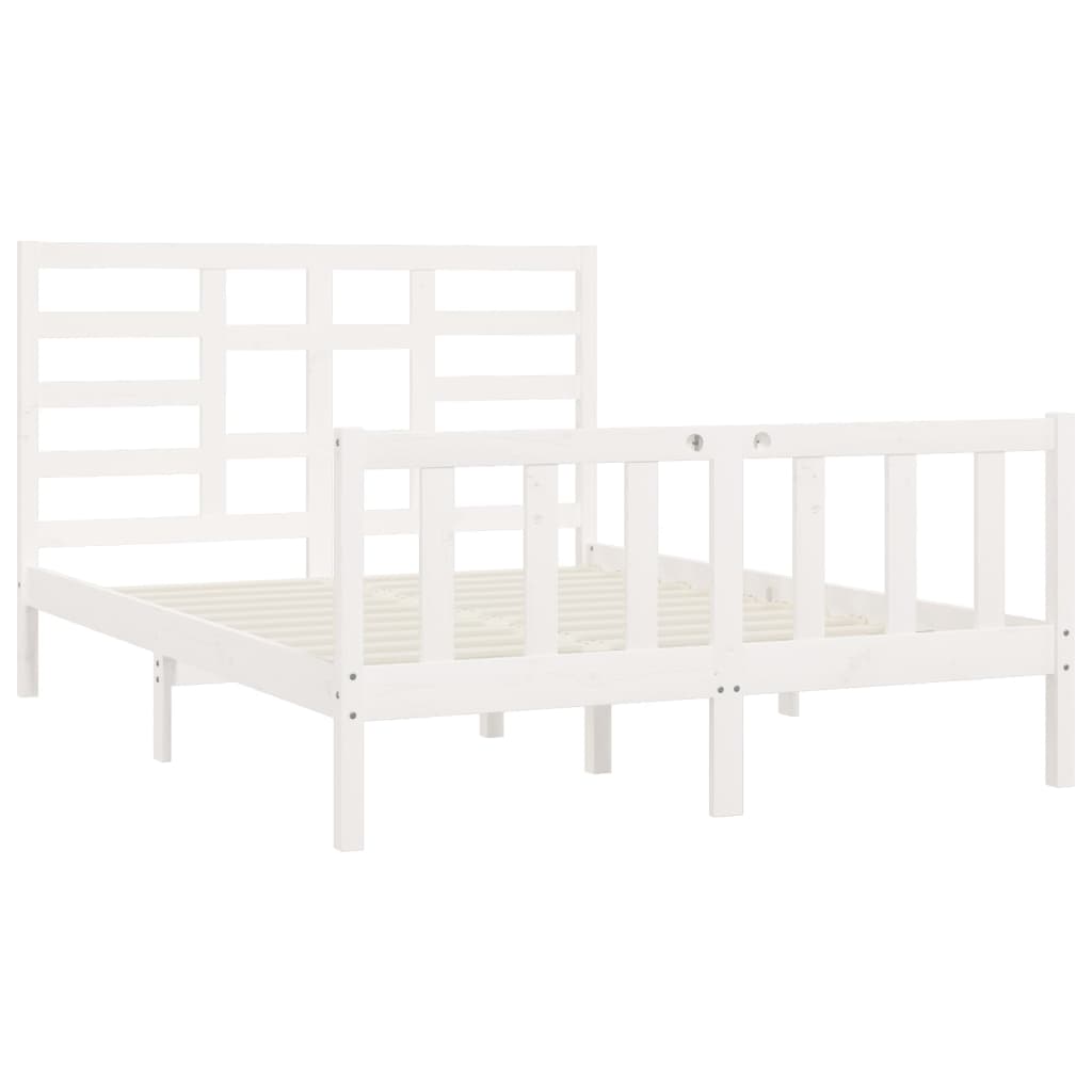 Bed Frame Without Mattress Solid Wood Pine