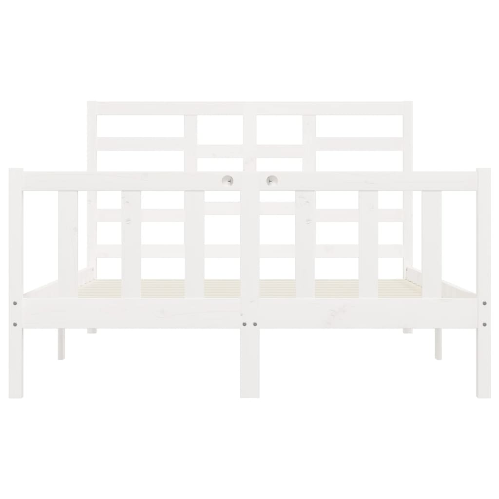 Bed Frame Without Mattress Solid Wood Pine