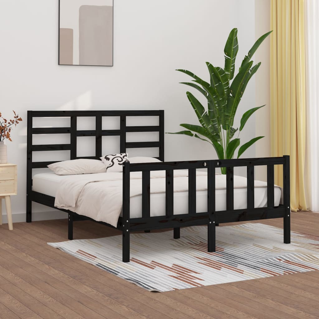 Bed Frame Without Mattress Solid Wood Pine
