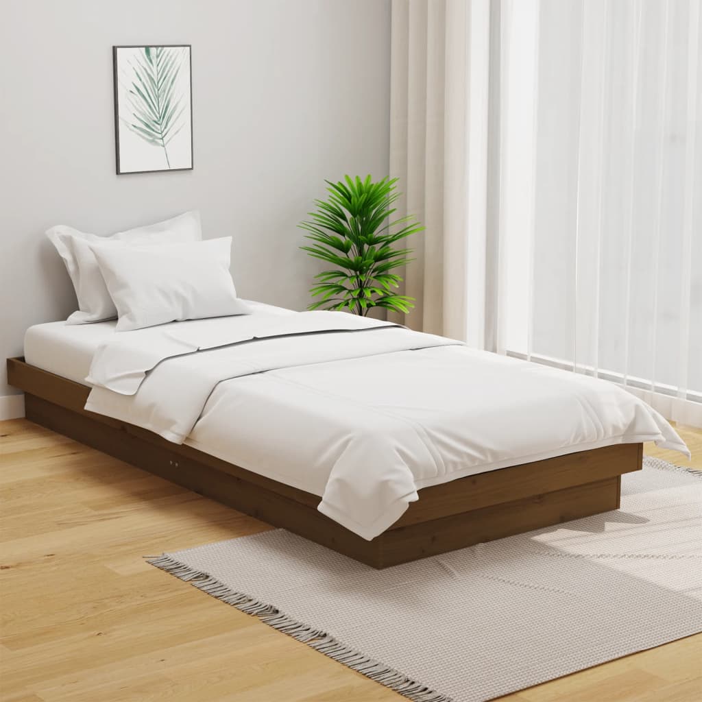 Bed Frame Without Mattress Solid Wood Double