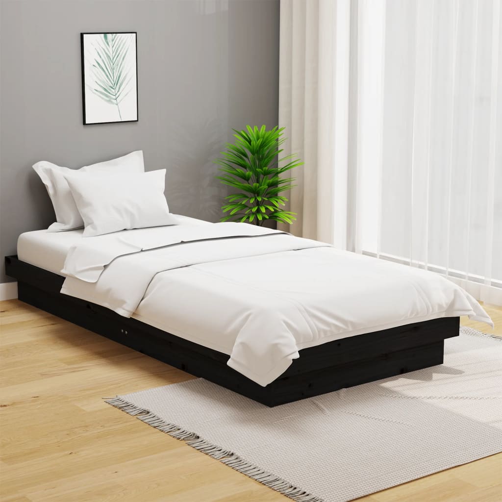 Bed Frame Without Mattress Solid Wood Double