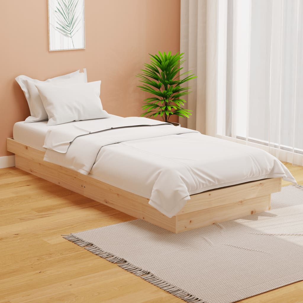 Bed Frame Without Mattress Solid Wood Double