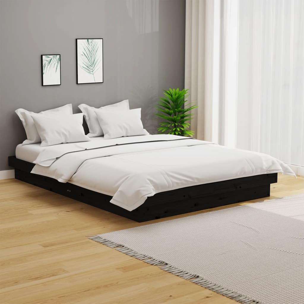 Bed Frame Without Mattress Solid Wood Double