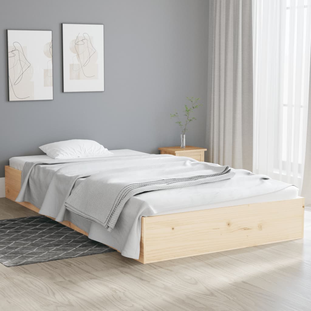 Bed Frame Without Mattress Solid Wood