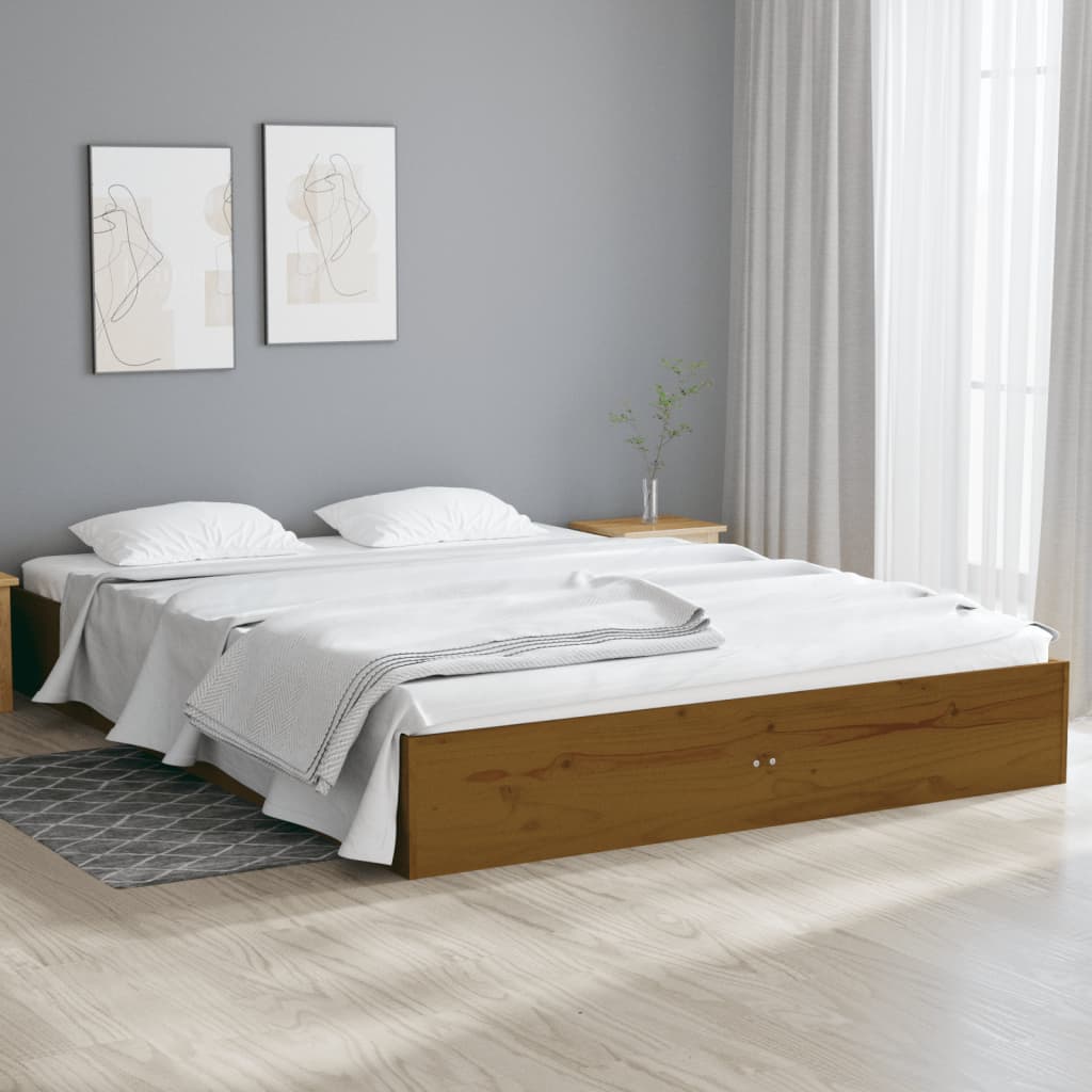 Bed Frame Without Mattress Solid Wood