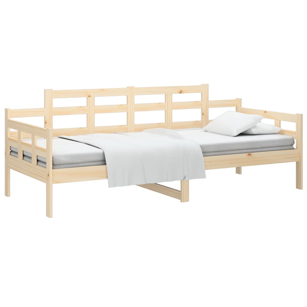 Day Bed Without Mattress Solid Wood Pine Single