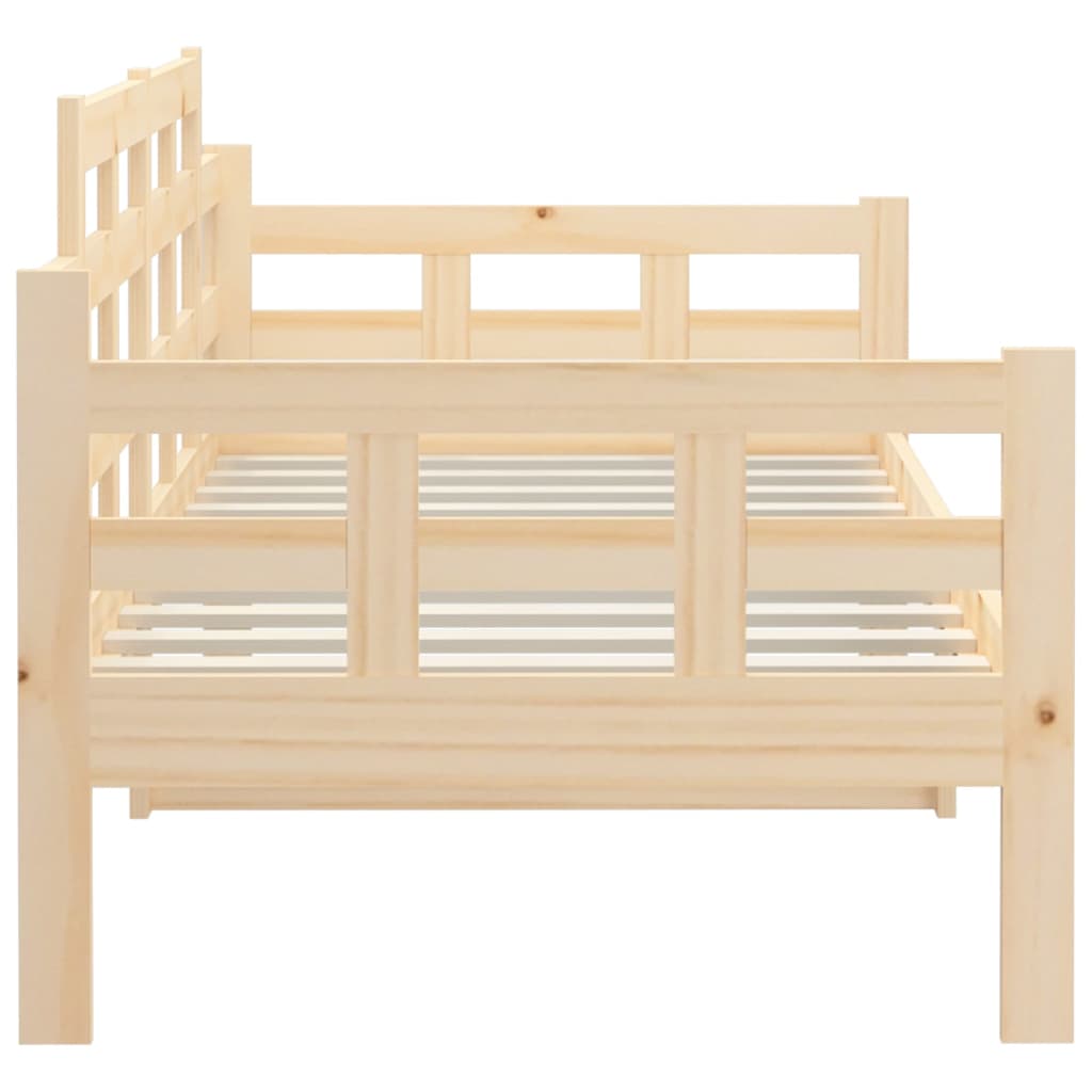 Day Bed Without Mattress Solid Wood Pine Single