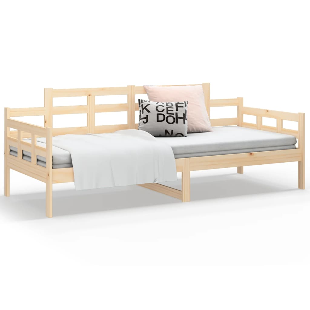 Day Bed Without Mattress Solid Wood Pine Single