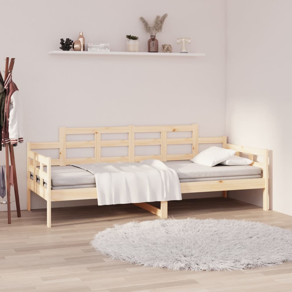Day Bed Without Mattress Solid Wood Pine Single