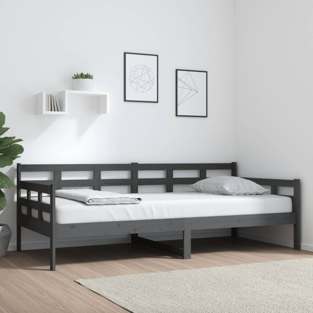 Day Bed Without Mattress Solid Wood Pine Single