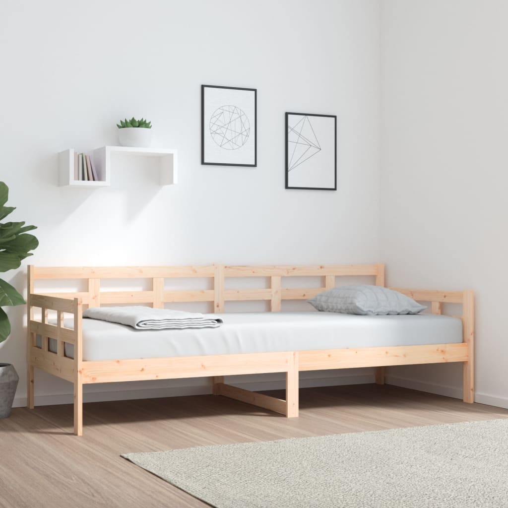 Day Bed Without Mattress Solid Wood Pine Single