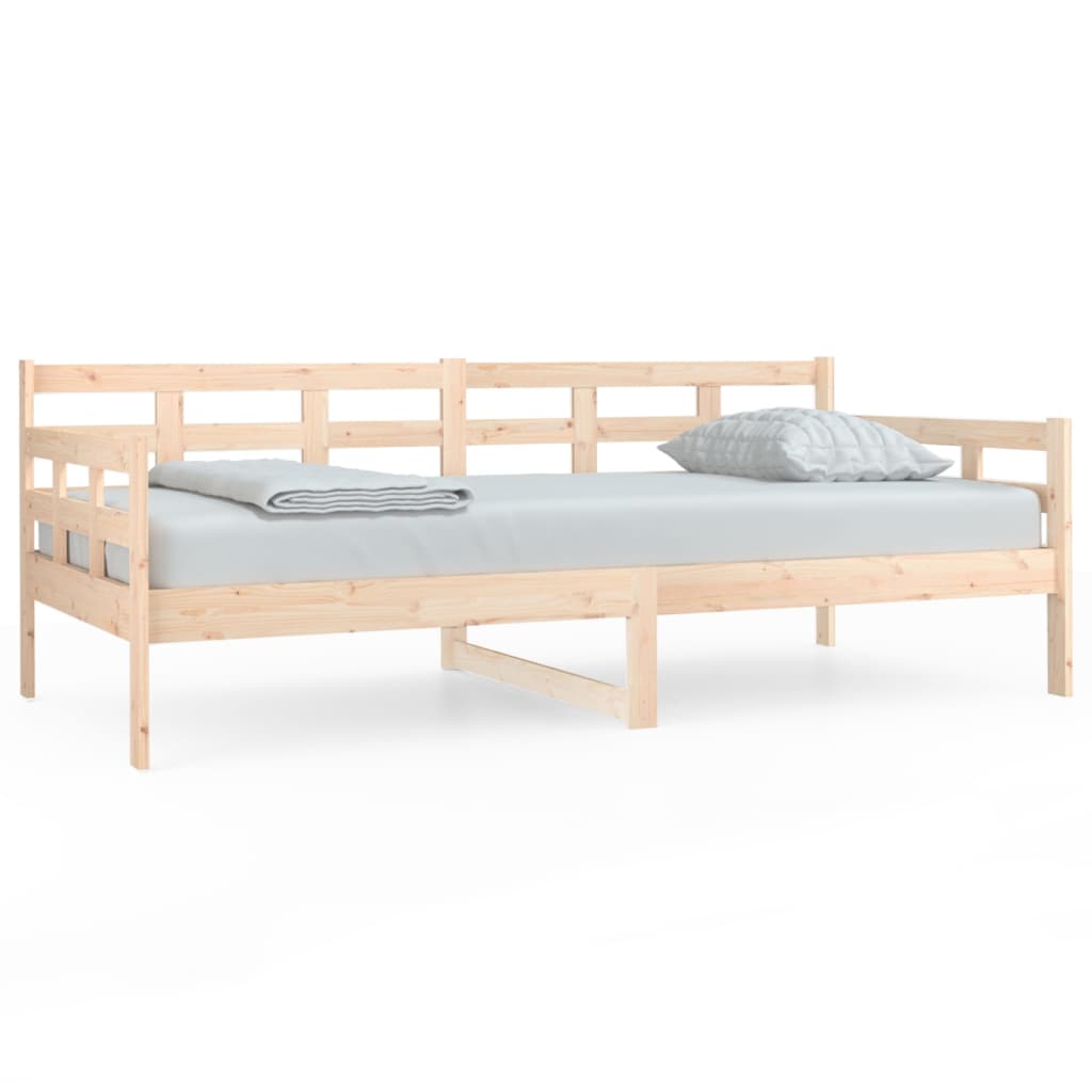 Day Bed Without Mattress Solid Wood Pine Single