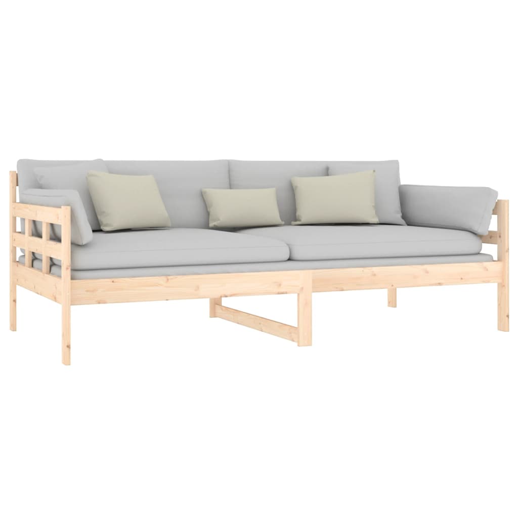 Day Bed Without Mattress Solid Wood Pine Single