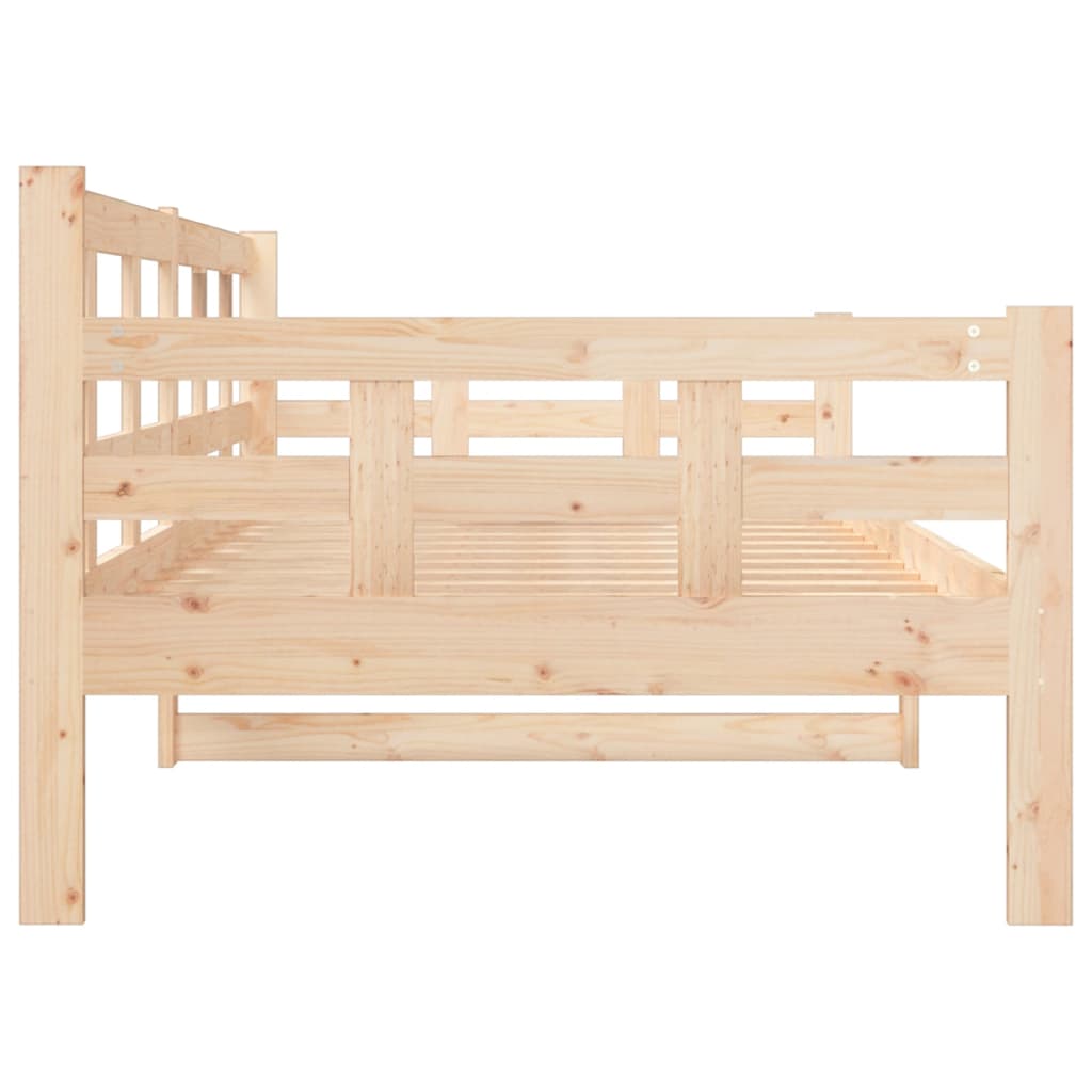 Day Bed Without Mattress Solid Wood Pine Single