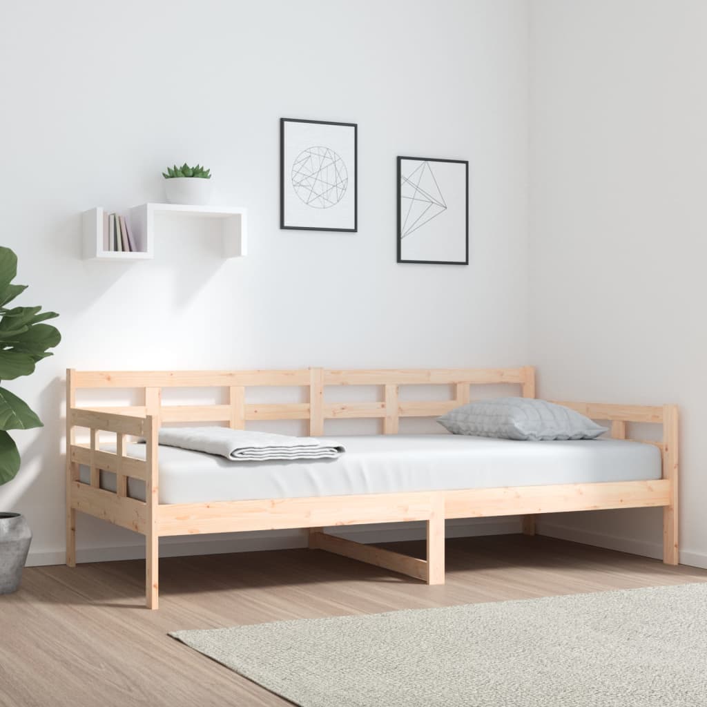 Day Bed Without Mattress Solid Wood Pine Single