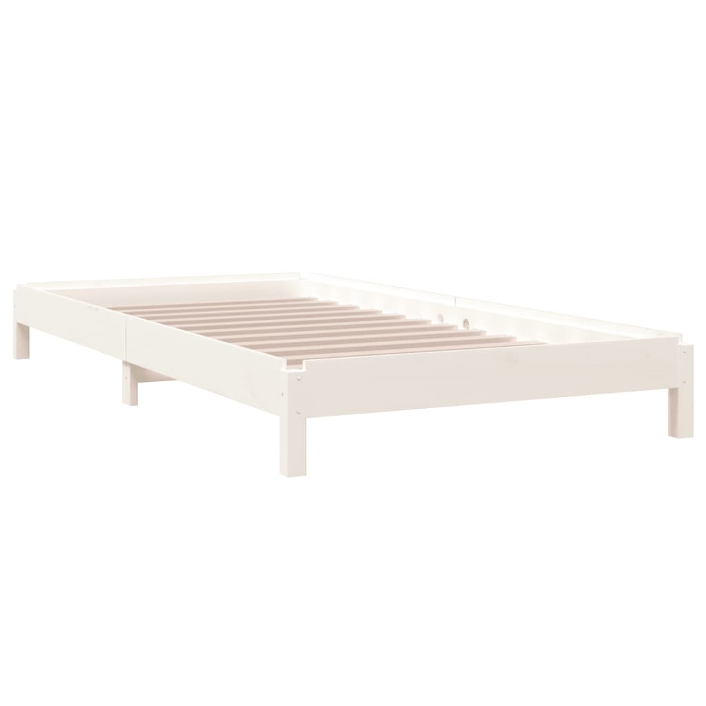 Stack Bed Without Mattress Single Solid Wood Pine