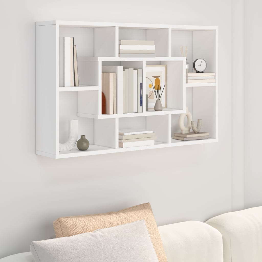 Wall Shelf 85X16X52.5 Cm Engineered Wood