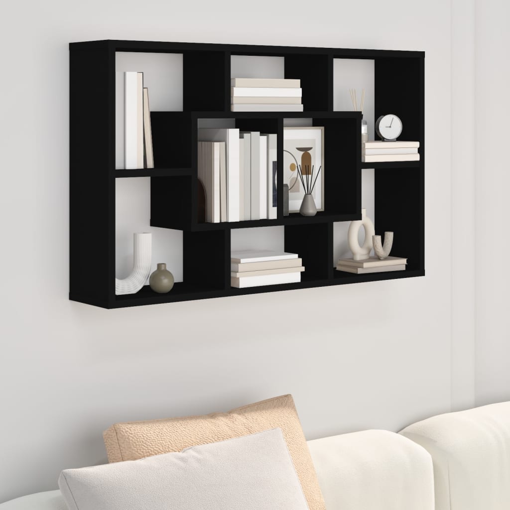 Wall Shelf 85X16X52.5 Cm Engineered Wood
