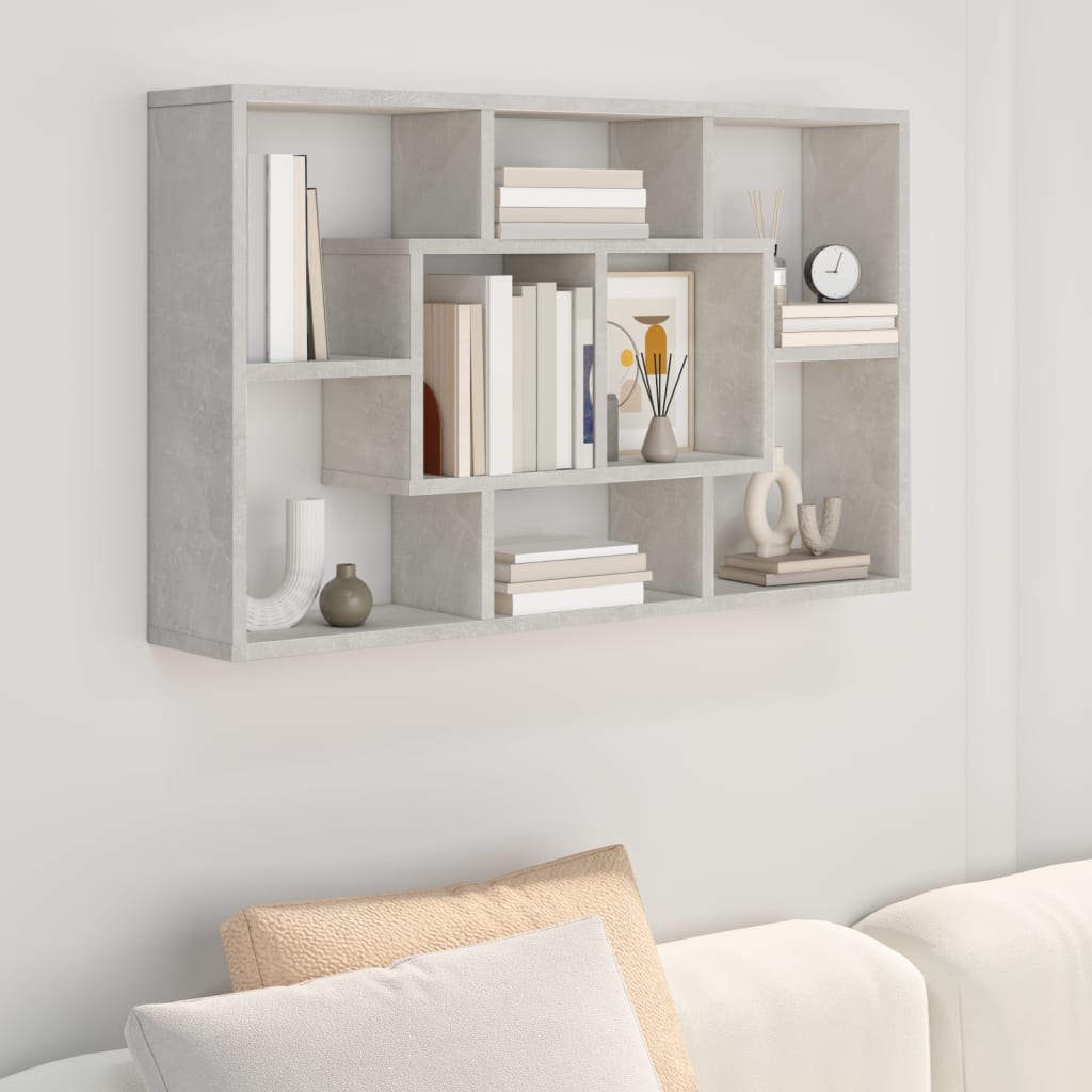 Wall Shelf 85X16X52.5 Cm Engineered Wood