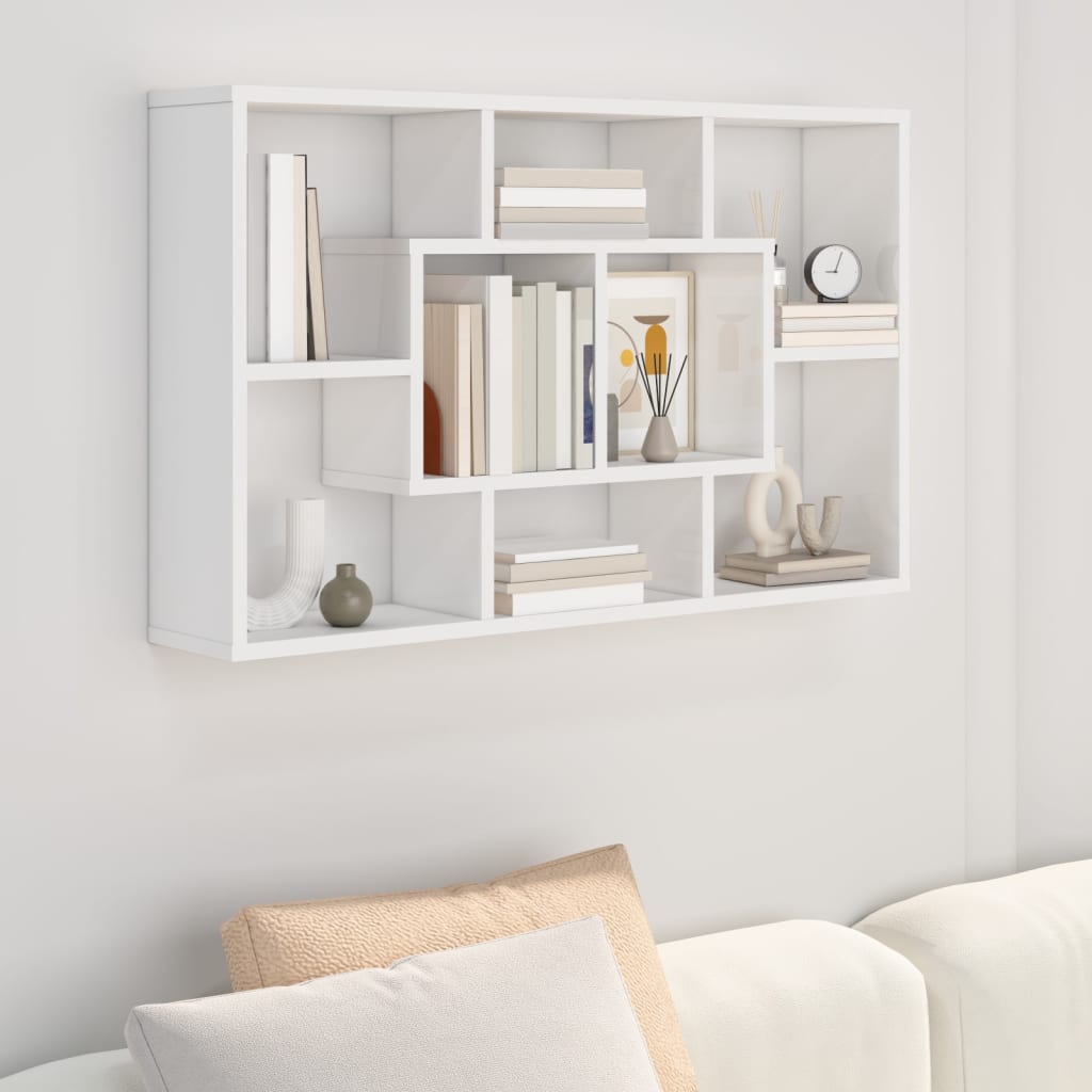 Wall Shelf 85X16X52.5 Cm Engineered Wood